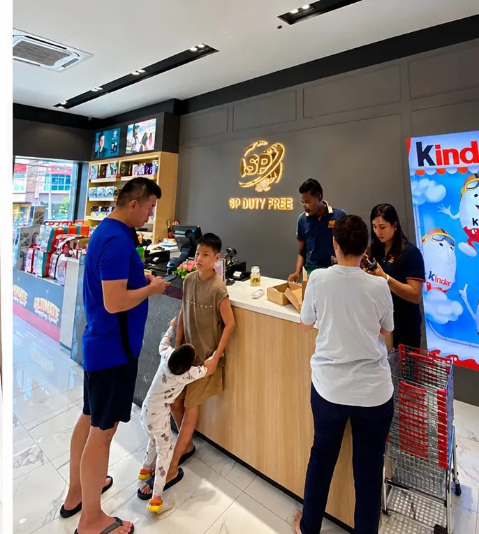 Shopping at SP Duty Free Pangkor