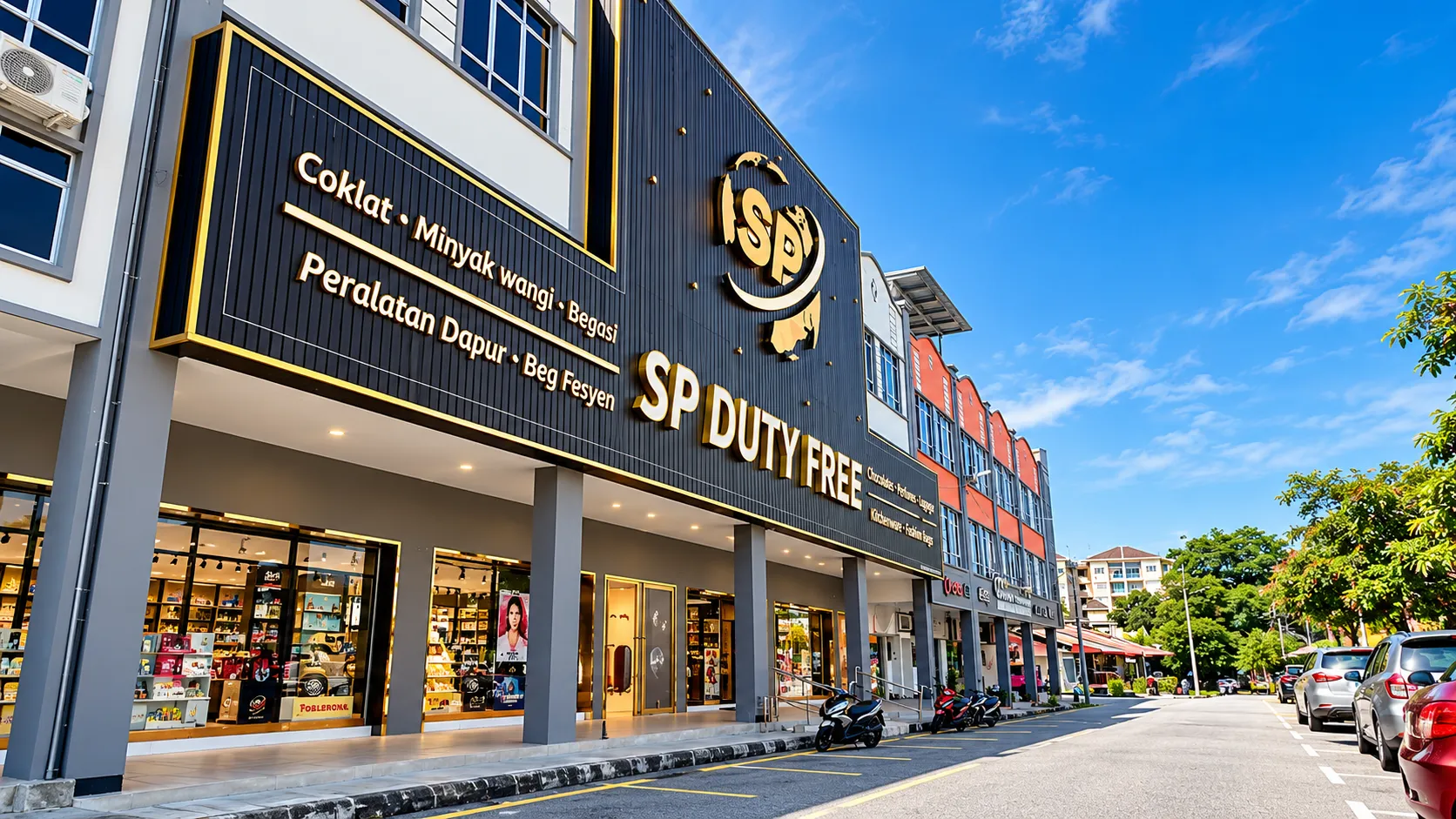 SP Duty Free Pangkor storefront
